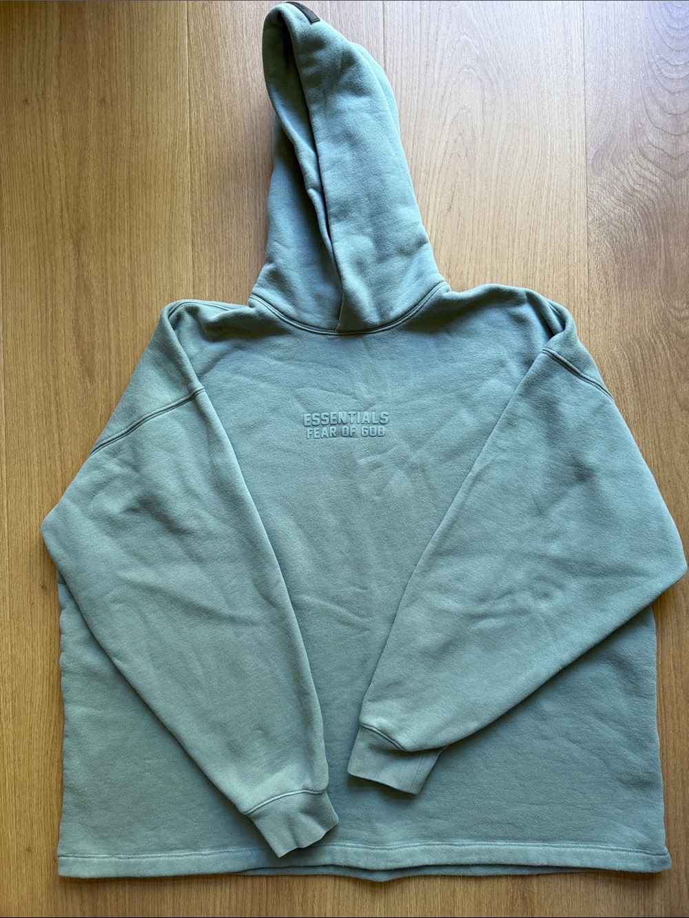 Essentials Sage Green Pullover Hoodie